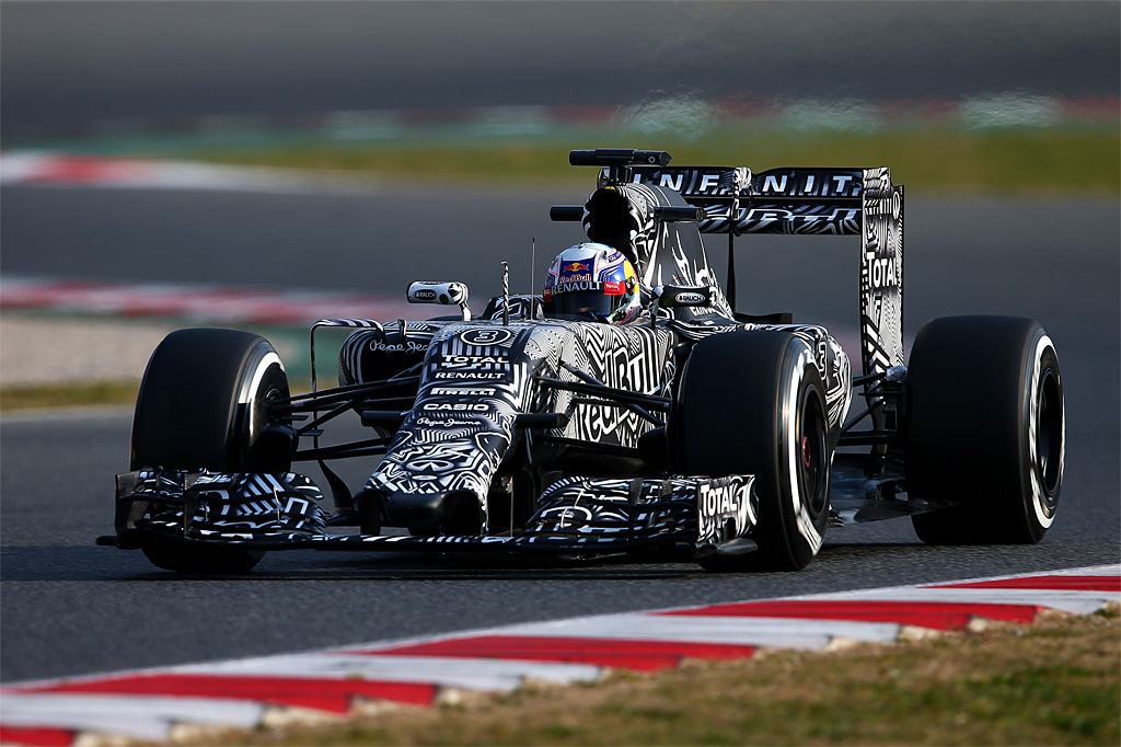 En camoufleret Red Bull - kunne ellers se meget godt i løbene.
(Foto: Red Bull)